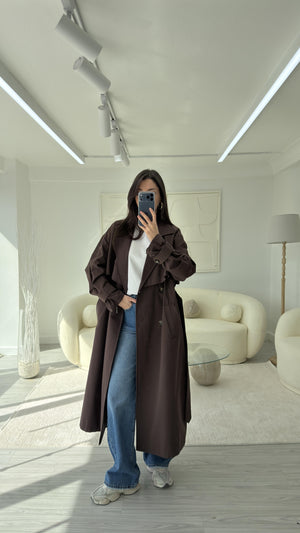 KAHVERENGİ MARKA MODEL TRENÇKOT