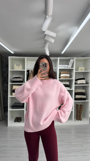PEMBE NOA PİNTEREST KAZAK