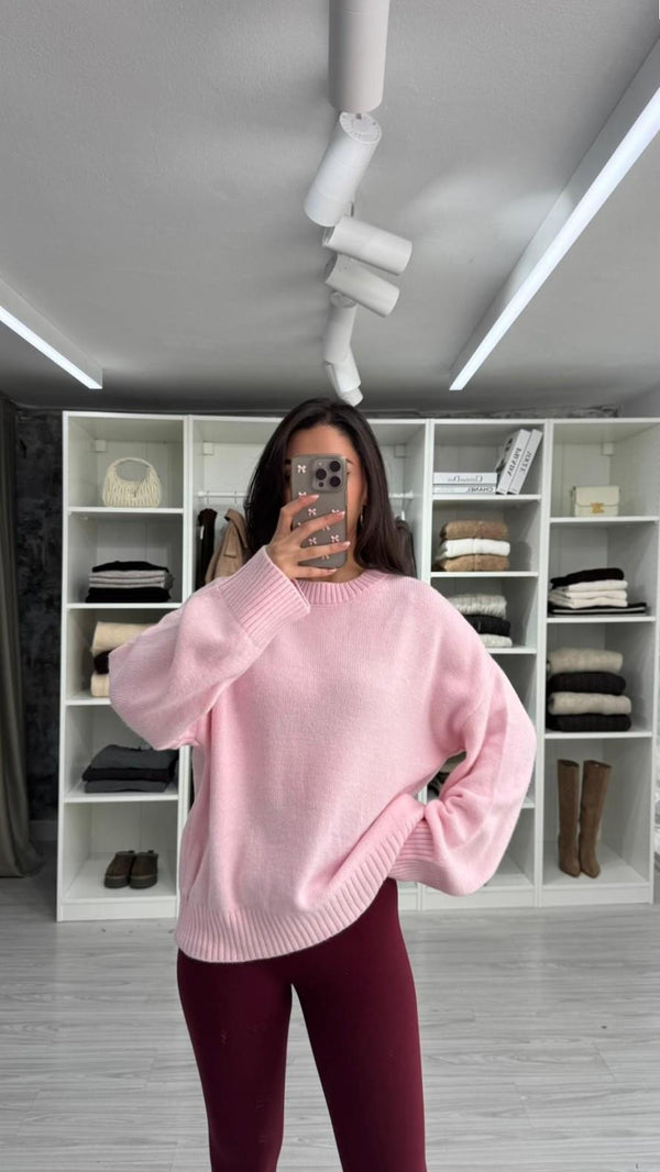 PEMBE NOA PİNTEREST KAZAK
