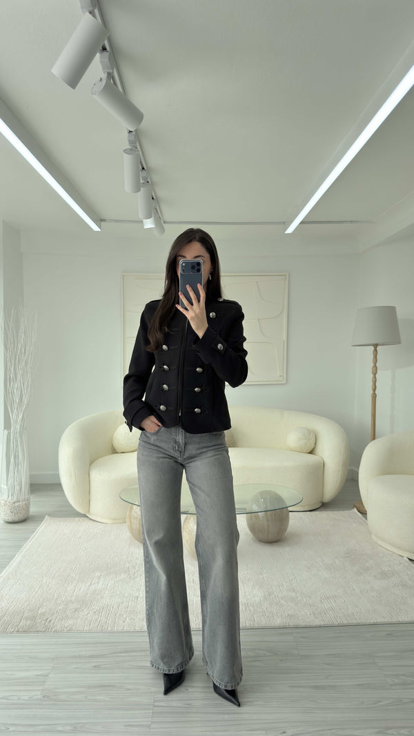 SİYAH NAPOLYON BLAZER CEKET