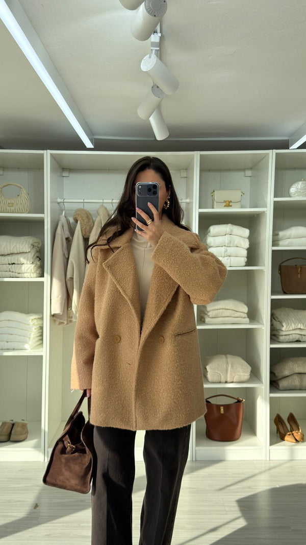 CAMEL VELOUR TEDDY KABAN