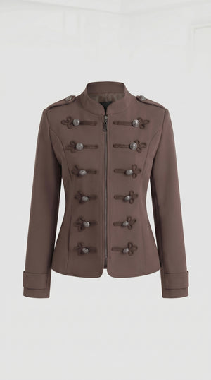 KAHVE NAPOLYON BLAZER CEKET