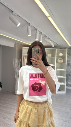 IBIZA BOHEMIA BASKILI OVERSIZE BASKILI TSHIRT