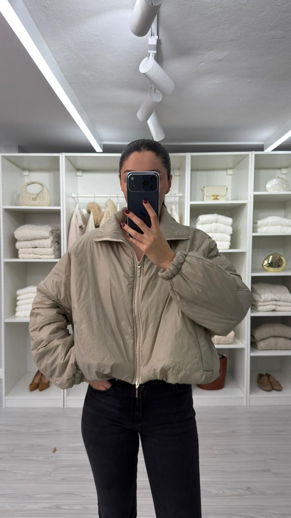 GRİ OVERSIZE İNCE MONT
