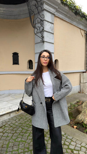 SİYAH BALIKSIRTI KAŞE KABAN