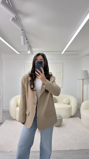 CAMEL SİLVA OVERSIZE BLAZER