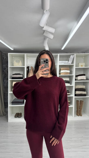 BORDO NOA PİNTEREST KAZAK