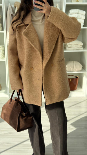 CAMEL VELOUR TEDDY KABAN