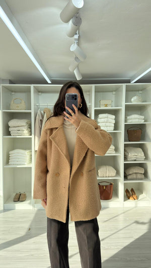 CAMEL VELOUR TEDDY KABAN