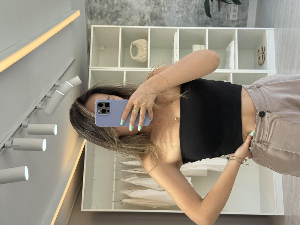 SİYAH KUPLU CROP
