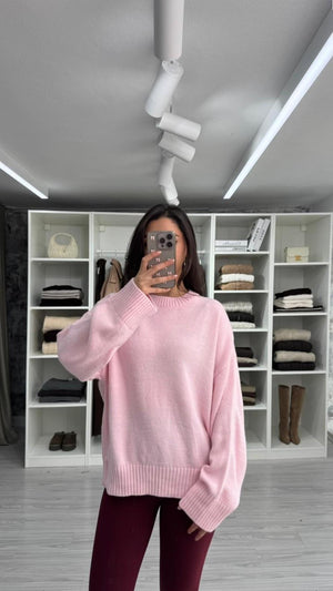 PEMBE NOA PİNTEREST KAZAK