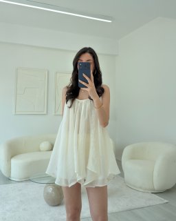 EKRU ASKILI BLUZ