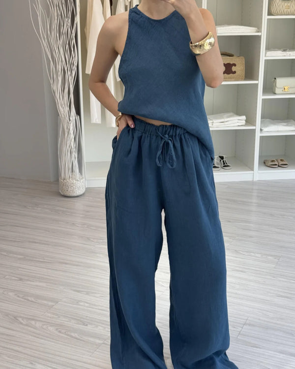 İNDİGO KETEN TAKIM