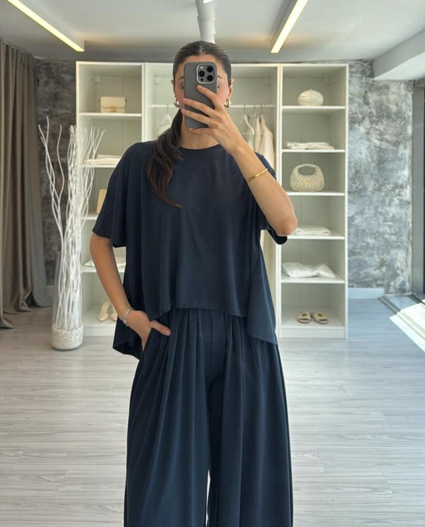 FÜME ŞALVAR MODAL TAKIM