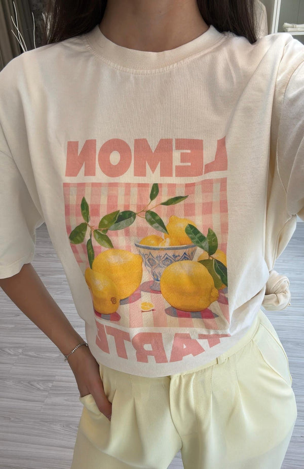 LEMON BASKILI OVERSIZE TSHIRT