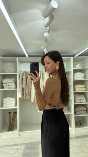 CAMEL ZR MODEL BALIKÇI YAKA TRİKO