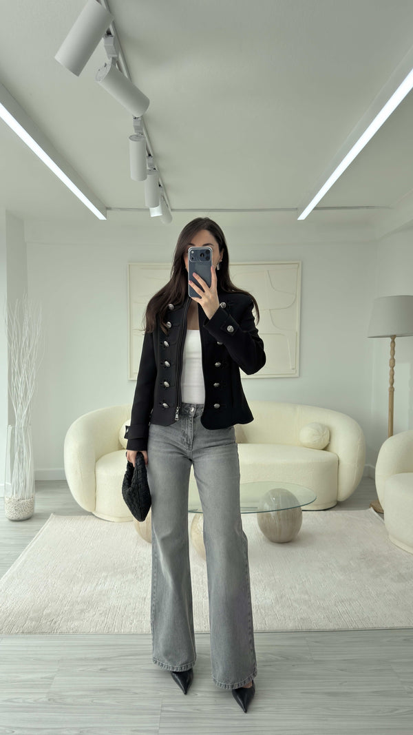 SİYAH NAPOLYON BLAZER CEKET