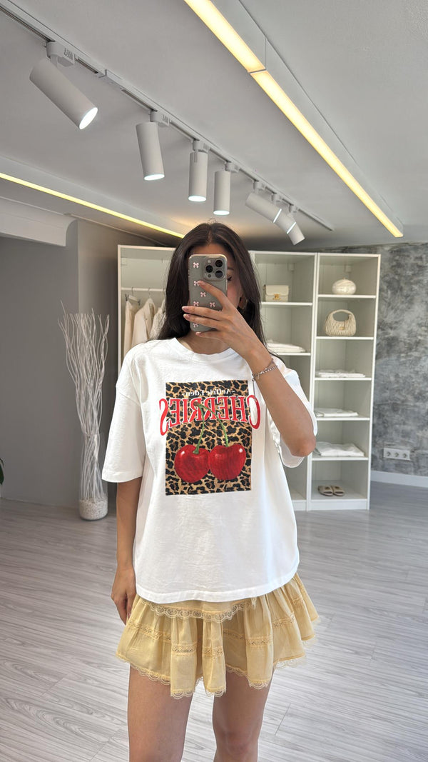 CHERRIES BASKILI OVERSIZE TSHIRT