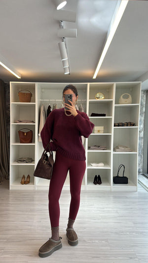 BORDO YÜKSEK BEL MARKA MODEL TAYT