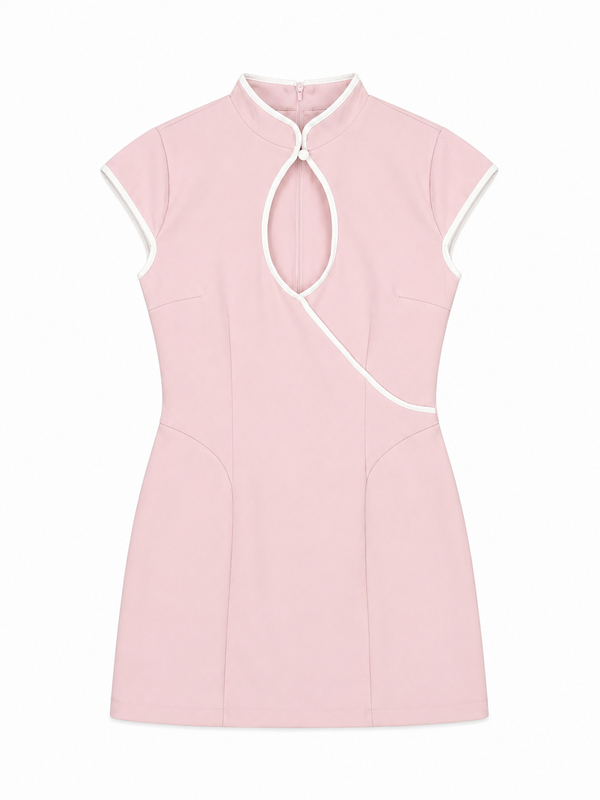 PEMBE ZR MODEL ŞORTLU ELBİSE