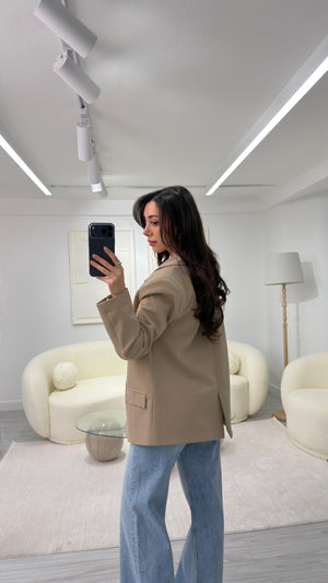 CAMEL SİLVA OVERSIZE BLAZER