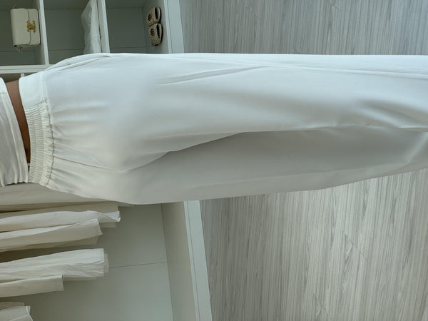 BEYAZ GOLD DÜĞMELİ PANTOLON