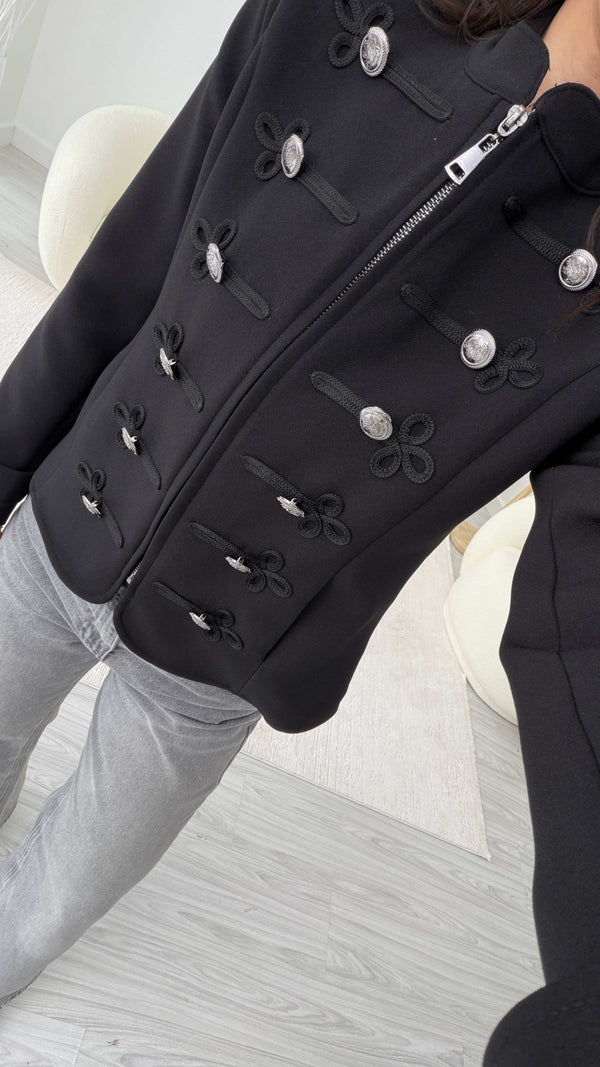 SİYAH NAPOLYON BLAZER CEKET