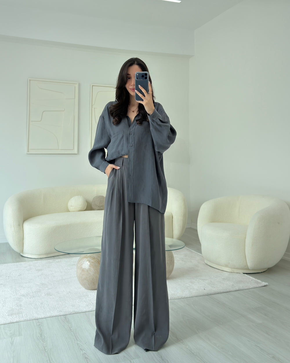 ANRASİT TENSEL PANTOLON