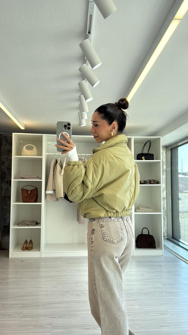HAKİ OVERSIZSE İNCE MONT