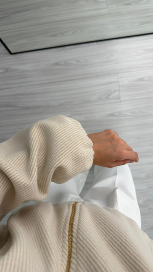 TAŞ OVERSIZE KAPÜŞONLU CEKET