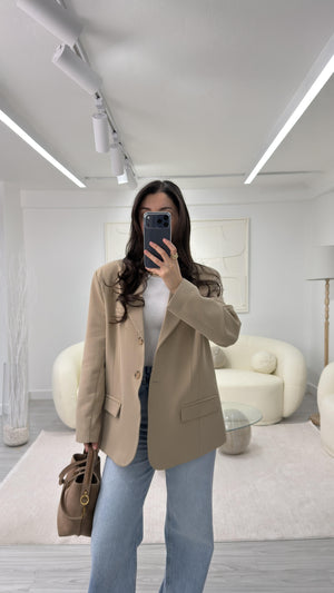 CAMEL SİLVA OVERSIZE BLAZER