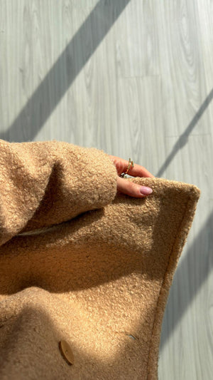 CAMEL VELOUR TEDDY KABAN