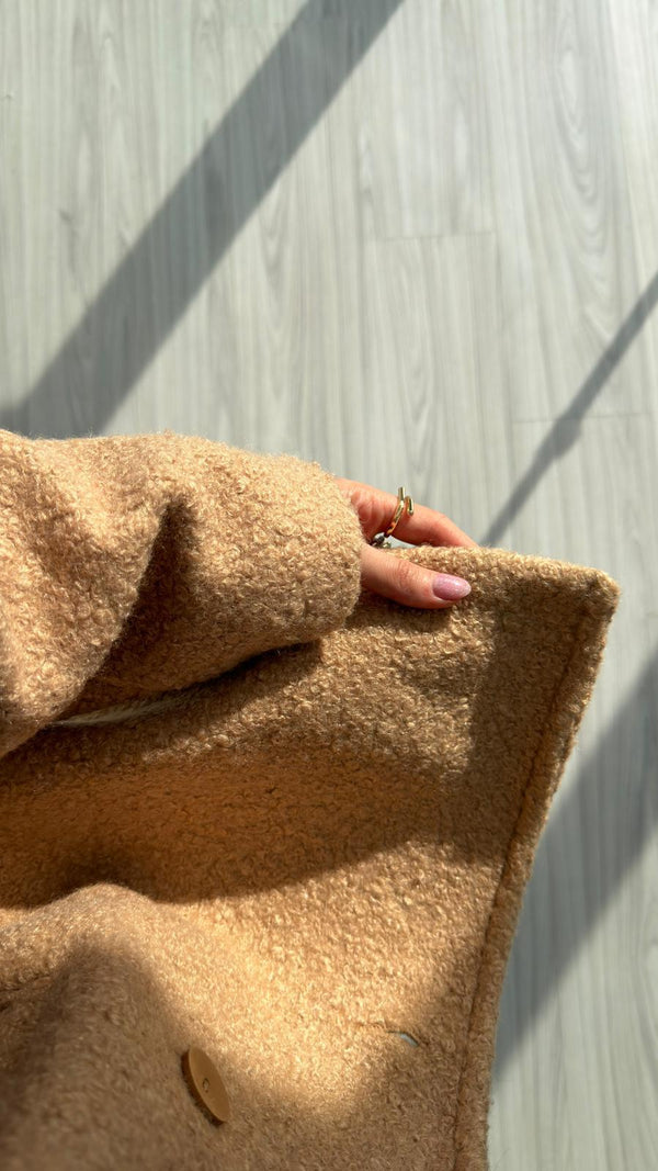 CAMEL VELOUR TEDDY KABAN