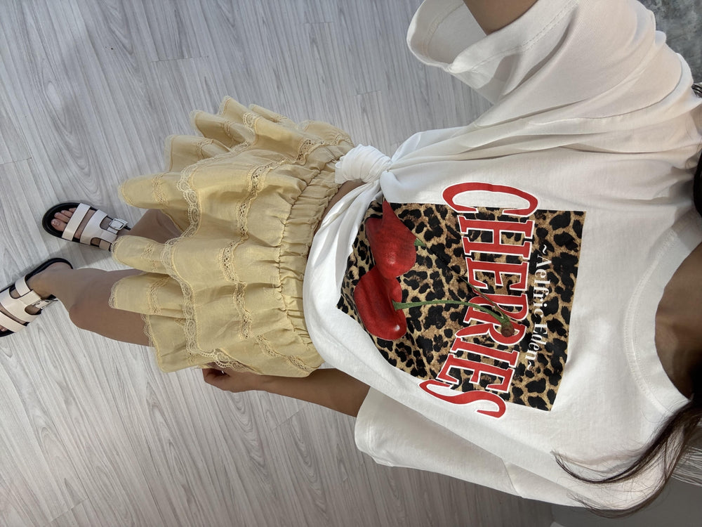 CHERRIES BASKILI OVERSIZE TSHIRT