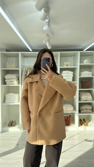 CAMEL VELOUR TEDDY KABAN