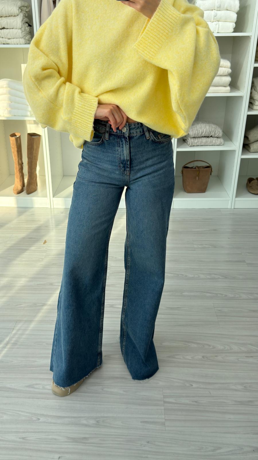 MAVİ WİDE LEG JEAN