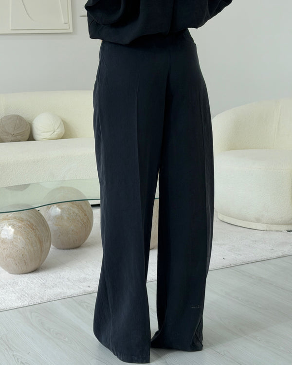 SİYAH TENSEL PANTOLON