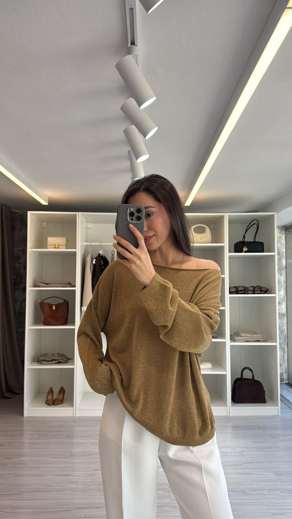 GOLD SİMLİ İNCE TRİKO