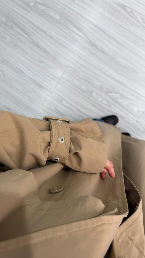 CAMEL VOGUE OVERSİZE TRENÇKOT