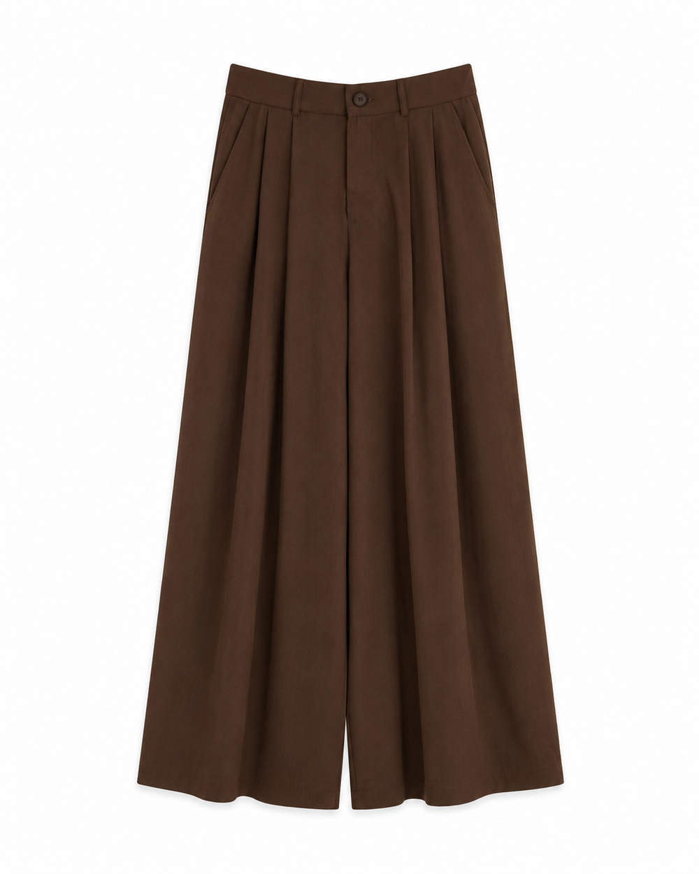 KAHVERENGİ TENSEL PANTOLON