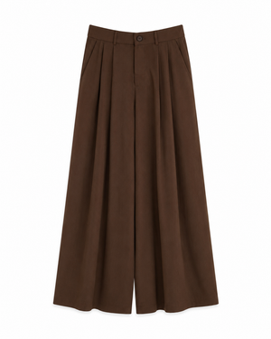 KAHVERENGİ TENSEL PANTOLON