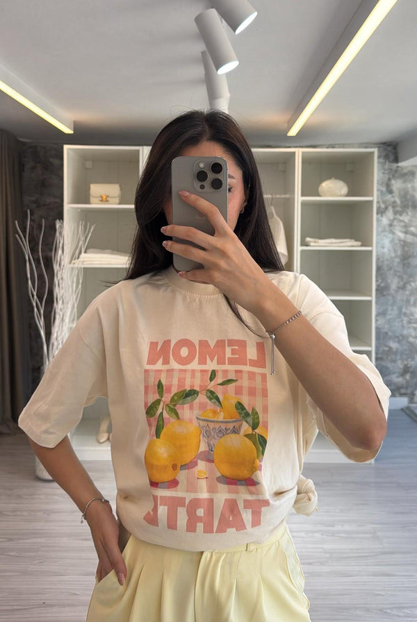 LEMON BASKILI OVERSIZE TSHIRT