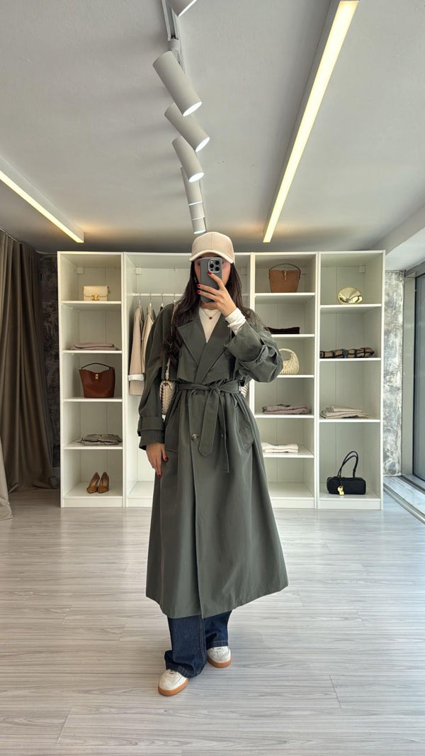 HAKİ PREMIUM TRENÇKOT