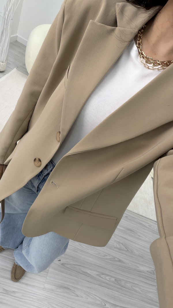 CAMEL SİLVA OVERSIZE BLAZER