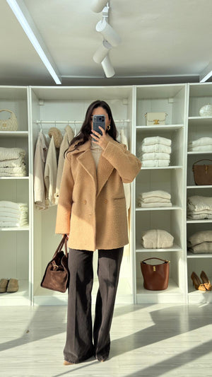 CAMEL VELOUR TEDDY KABAN