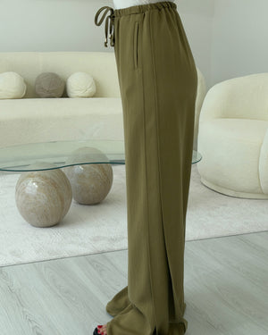 HAKİ DİKİŞ DETAYLI PANTOLON