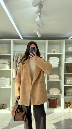 CAMEL VELOUR TEDDY KABAN