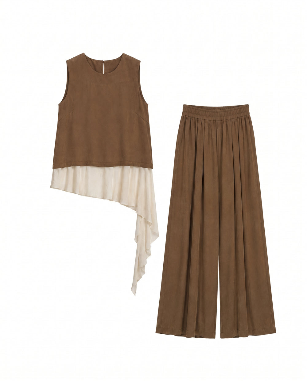 BRONZ GARNİLİ BLUZ TAKIM