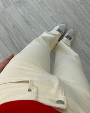 BEJ WİDE LEG JEAN