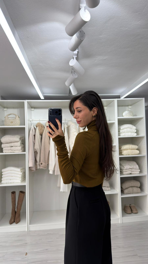 YAĞ YEŞİLİ ZR MODEL BALIKÇI YAKA TRİKO